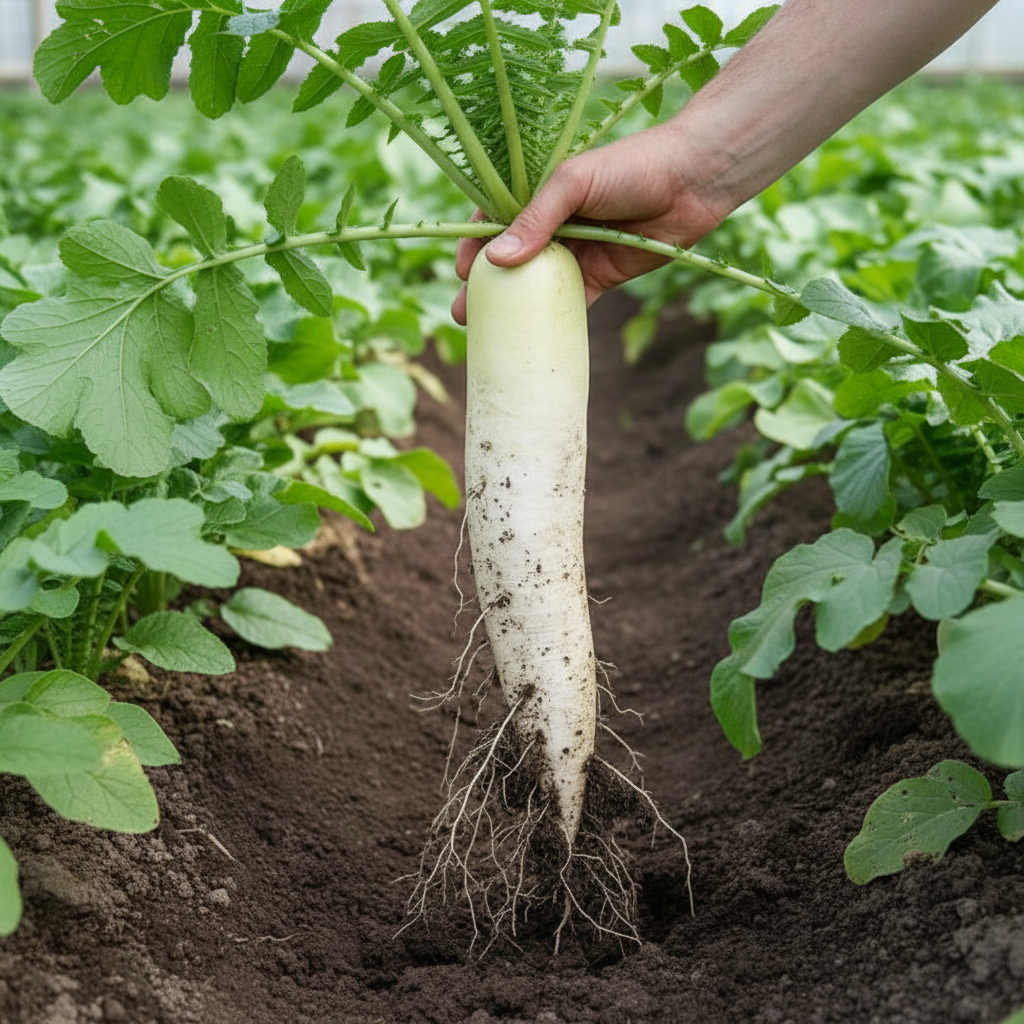 Radish White Long Seeds – F1 Hybrid
