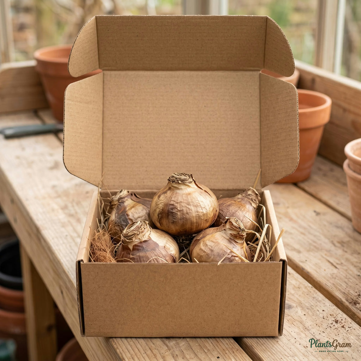 Amaryllis Lily Flower Bulbs (Mixed) - dormant bulbs packed for shipping