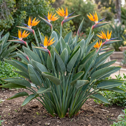 Bird of Paradise (Orange & Blue) - Strelitzia reginae
