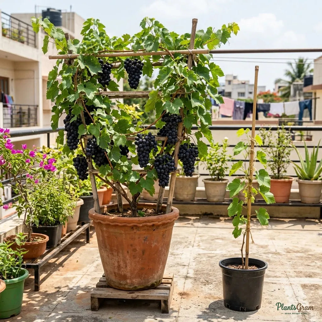 Black Grapes (Hybrid Vine)