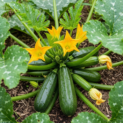 Zucchini Green Wonder Seeds – F1 Hybrid