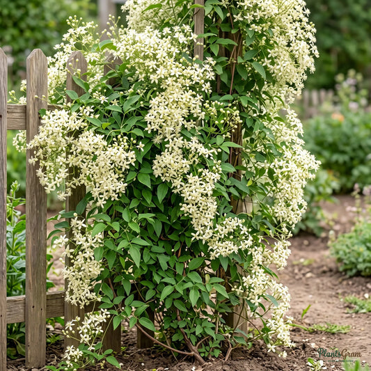 Gourian Clematis (Clematis gouriana) - Fragrant Flowering Vine