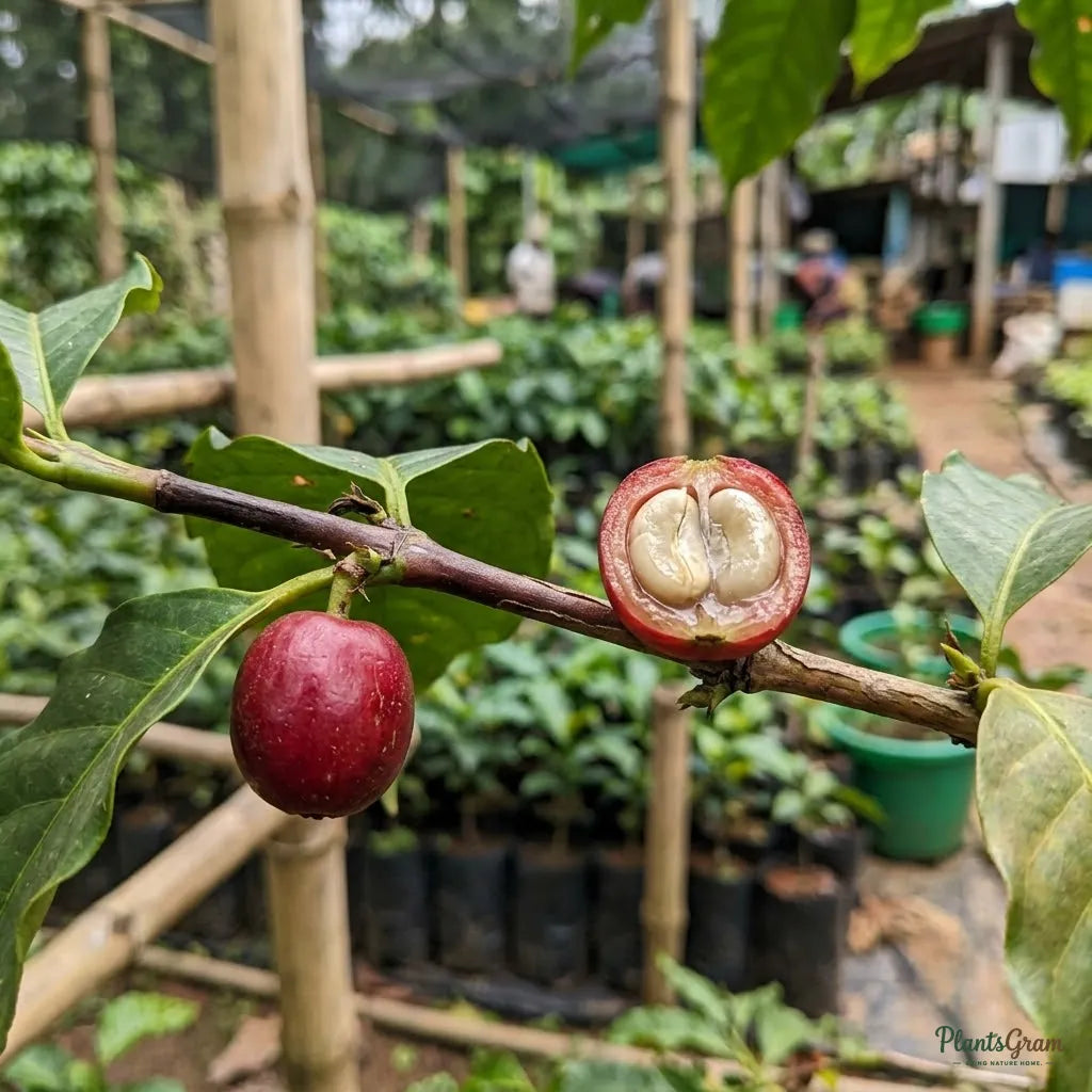 Indian Coffee Plant - Coffea Fruit Plant