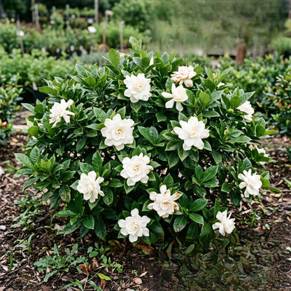 Gardenia (Jasmine Rose, White) - Gardenia jasminoides