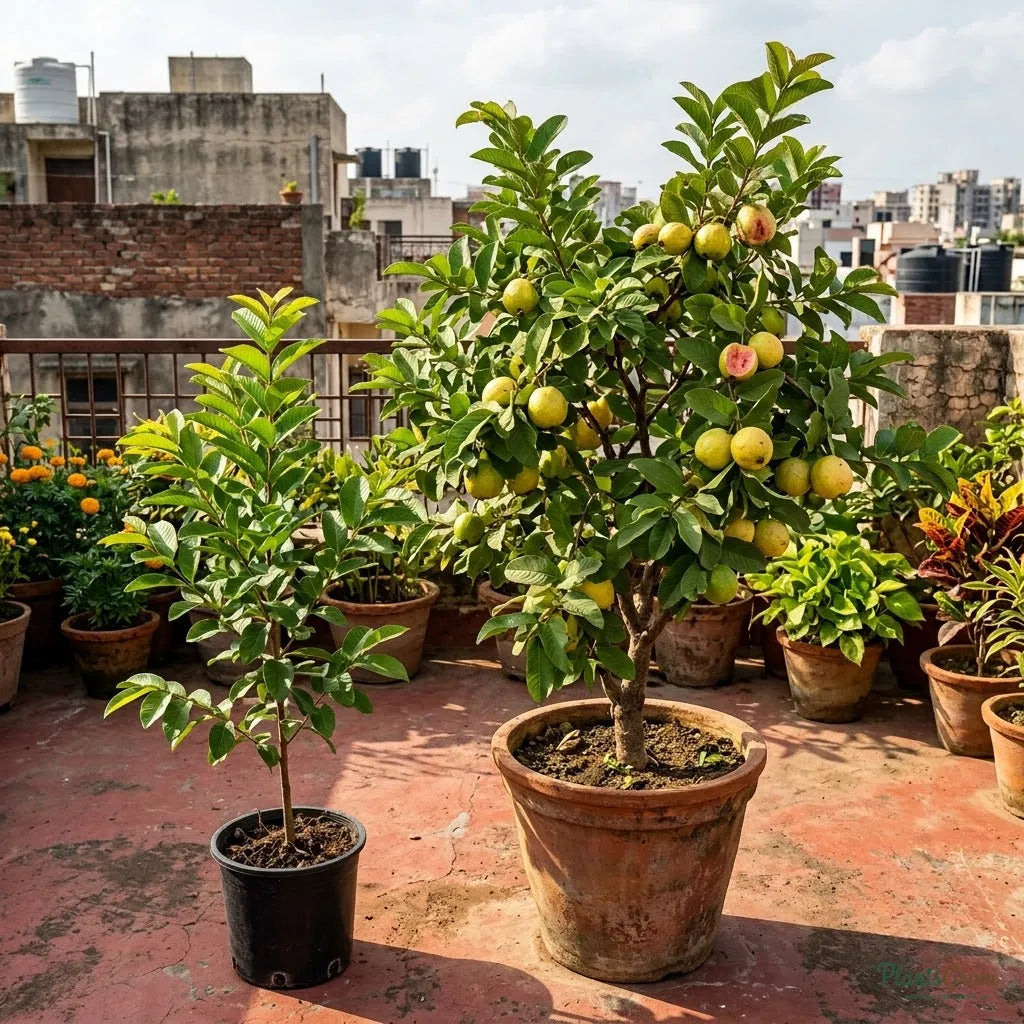 Guava Arka Kiran (Pink Flesh, Soft Seeds) Fruit Plant