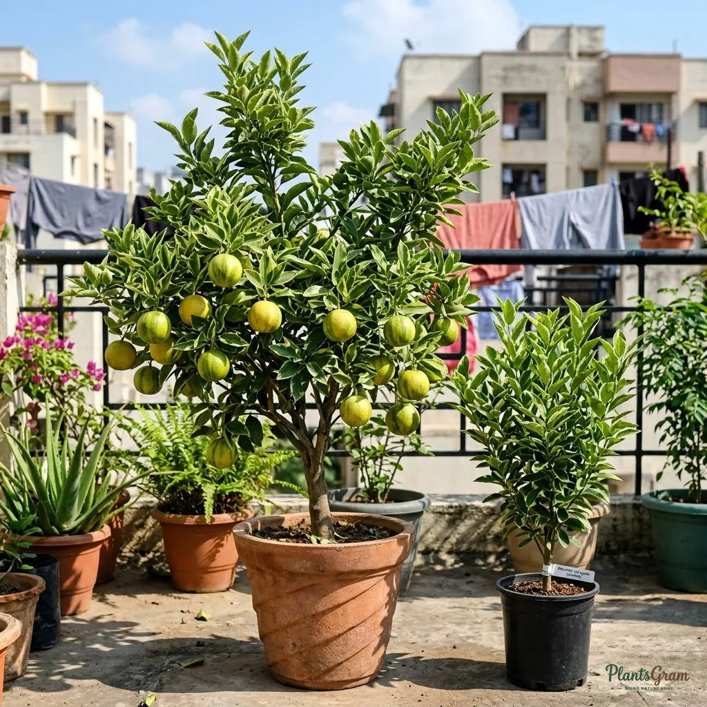 Mosambi Variegata (Grafted) - Fruit Plants & Tree