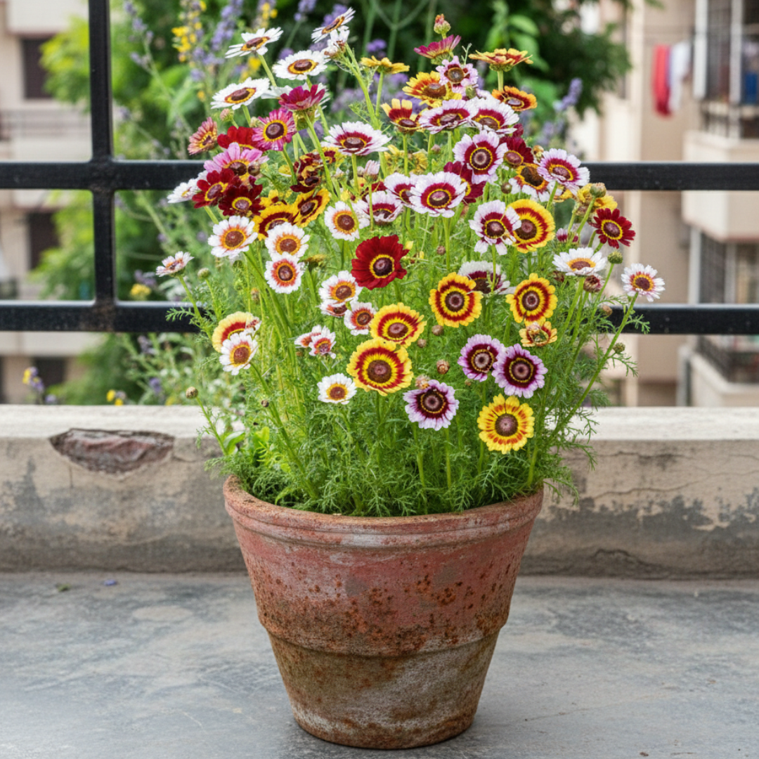 Painted Daisy Mary Mixed Flower Seeds