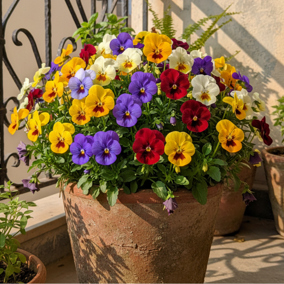 Pansy Swiss Giant Mixed Flower Seeds