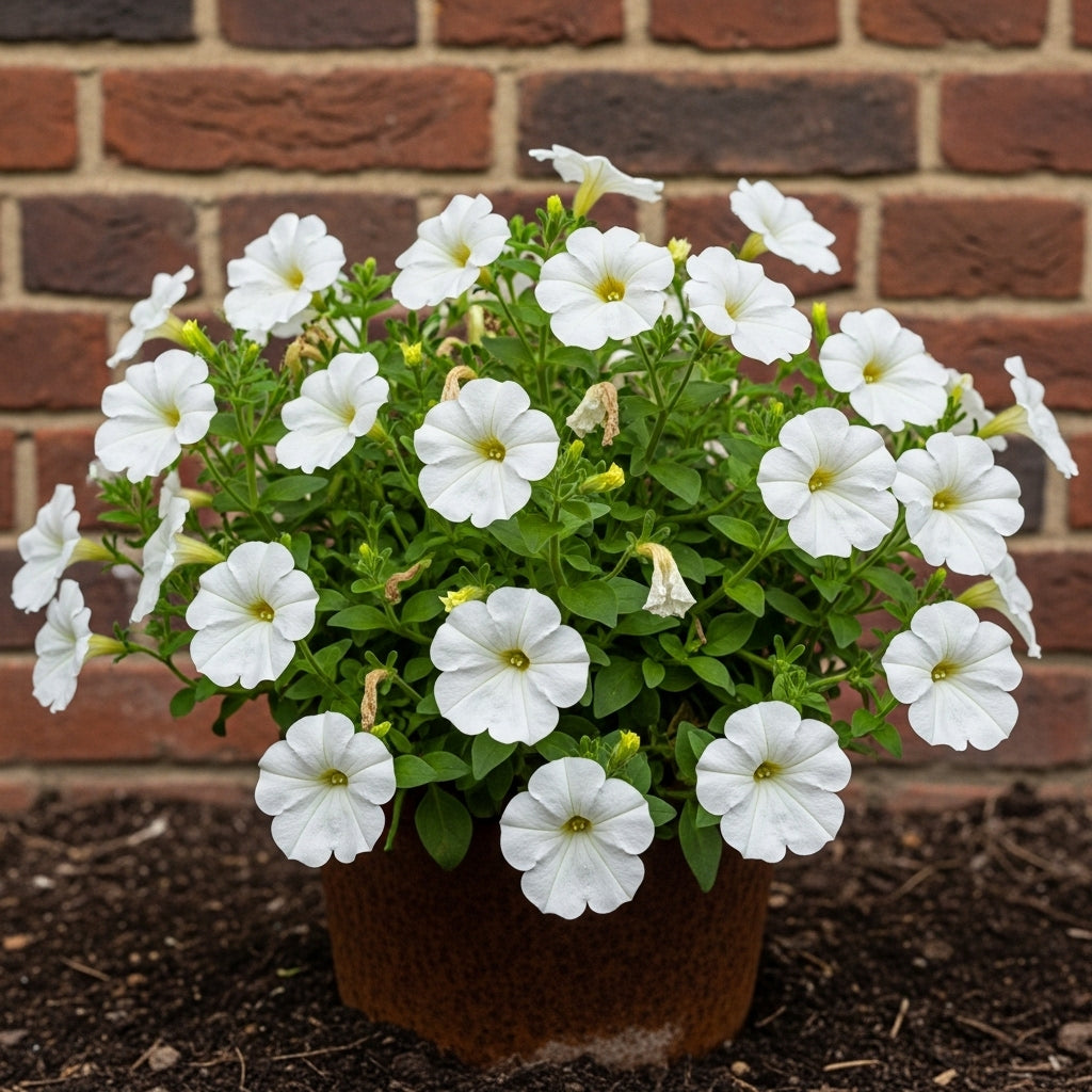 Petunia Nana Compacta White Flower Seeds