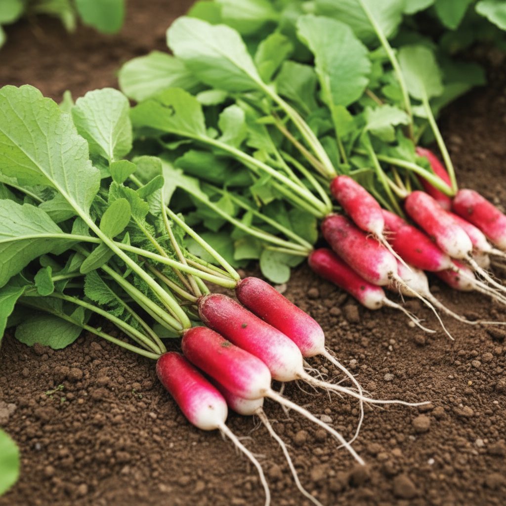 Buy Radish F1 Half Red Seeds Online – Fast Growing, Unique Red & White Radish | SeedsKart