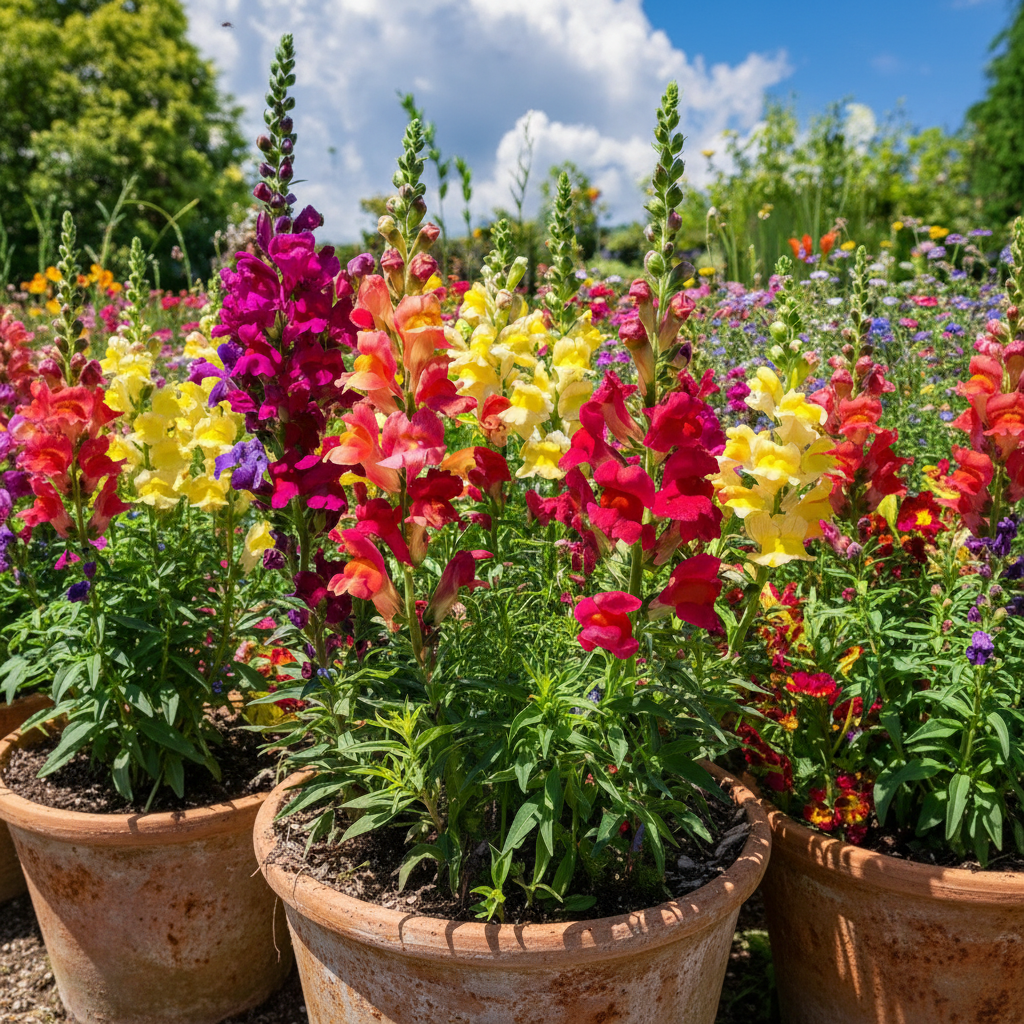 Snapdragon Semi-Tall Mix Flower Seeds