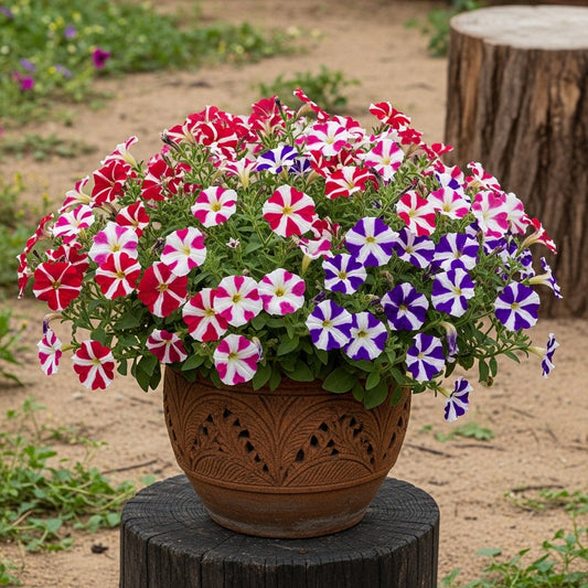 Petunia Star Nana Compacta Mixed Seeds