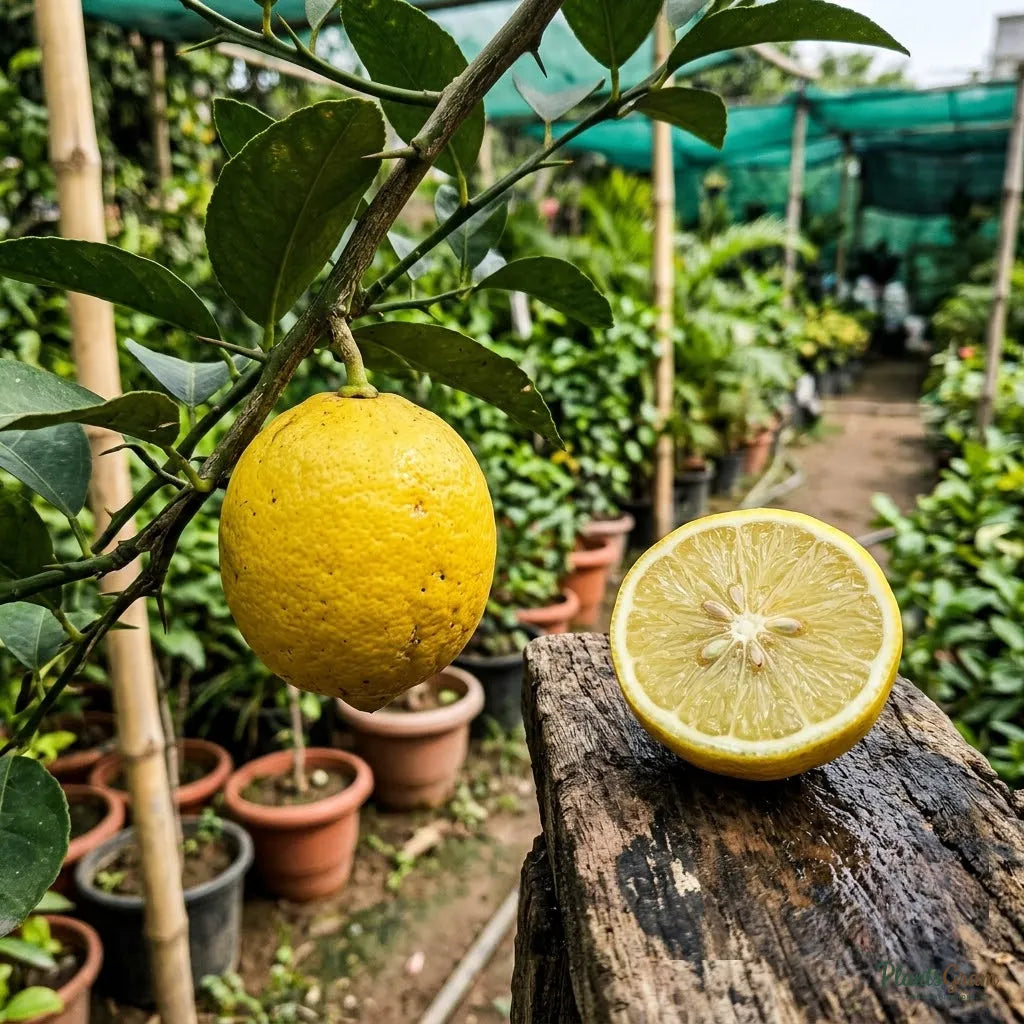 Table Lemon (Citrus Limon) - Fruit Plant