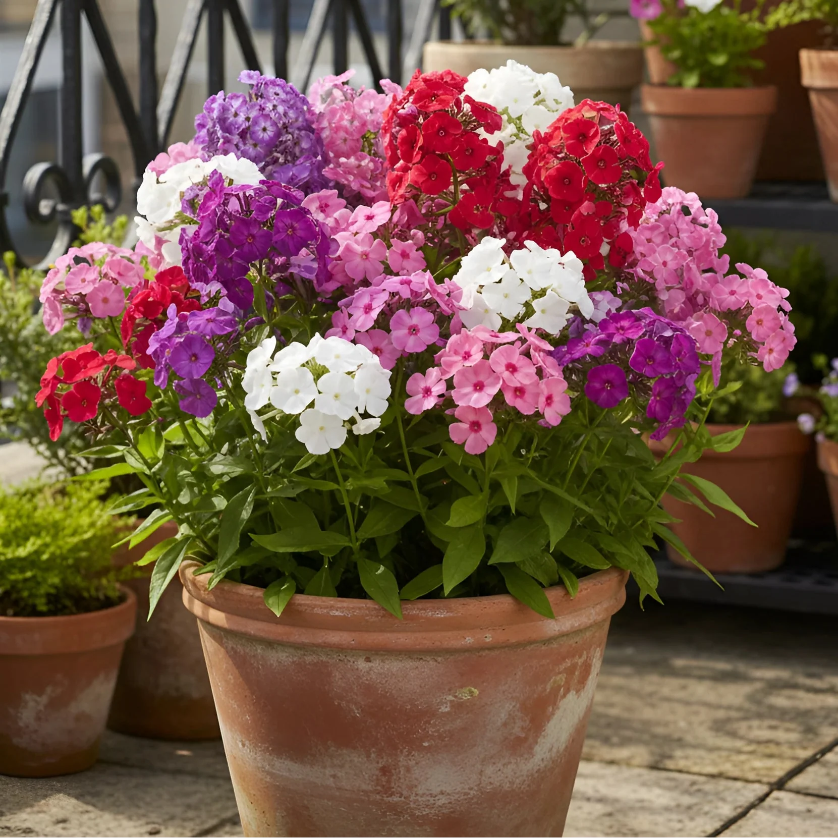 Buy Phlox Drummondii Flower Beauty Mix Seeds | Annual Phlox | Winter Season | Easy To Grow  | SeedsKart
