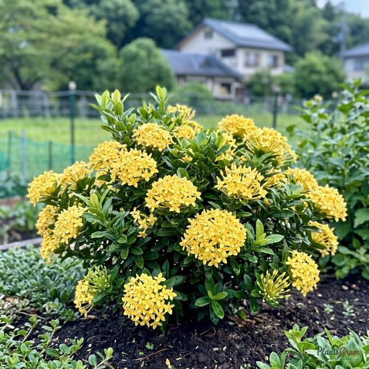 Ixora Semi Dwarf Yellow - Ixora coccinea
