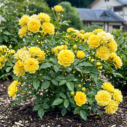 Yellow Rose (Miniature) - Rosa hybrid
