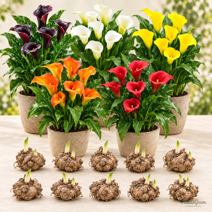 Calla Lily Mix Colour Flower Bulbs – Pack of 5 & 10 — photo 8